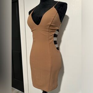 Windsor Brown Cut Out Dress